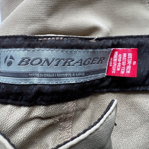 Bontrager Tan Cycling Cycle Bike Capri Pants Size S Nylon Blend - Picture 6 of 8